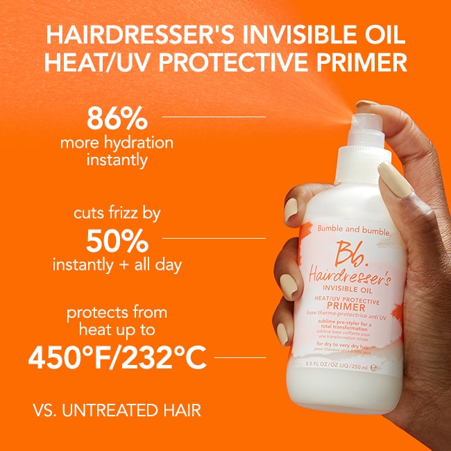 Hairdresser's Invisible Oil Heat/UV Protective Hair Primer Leave-In Conditioner